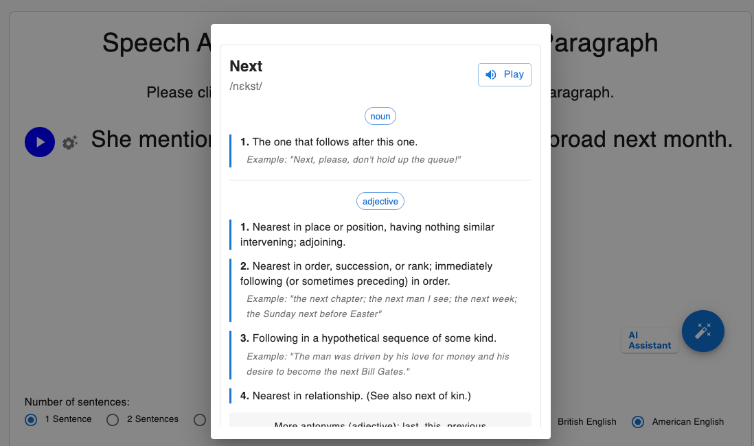 Mspeaking MSpeaking - Speech Assessment Tools